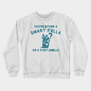 funny cat puns Crewneck Sweatshirt